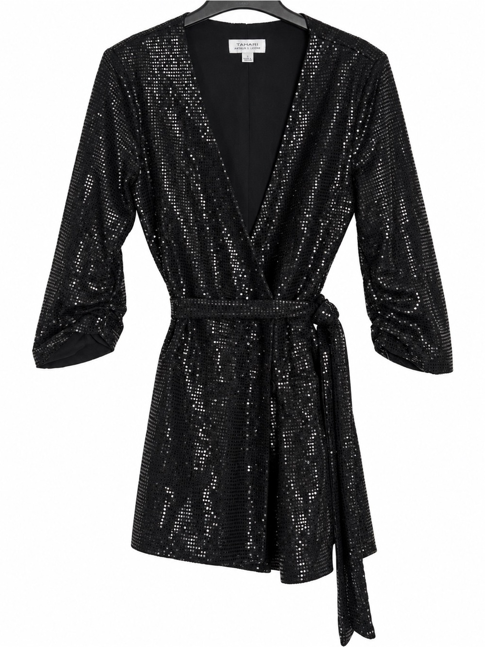 Tahari Sequin Double Breasted Belted Jacket - NWT - Small
